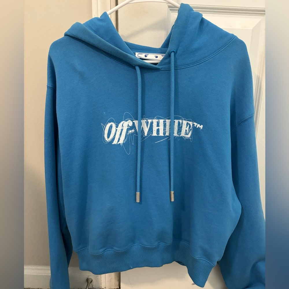 Off-White crop hoodie